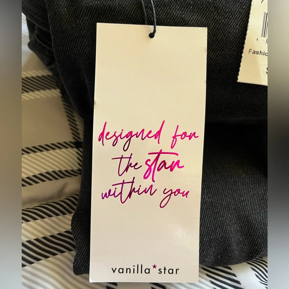 Vanilla Star ~ Black Rip & Repair Skinny Jeans - Picture 11 of 11